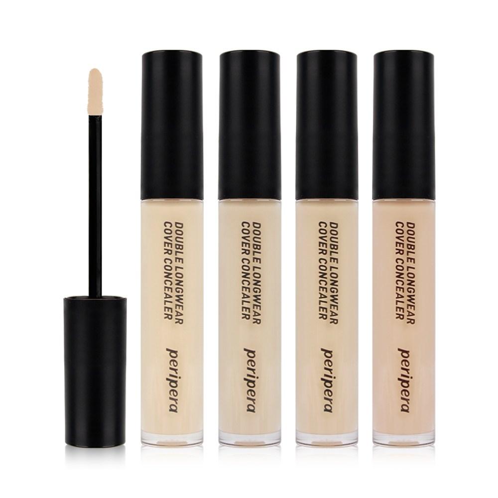 Peripera Double Longwear Cover Concealer, Porcelain, 1 Pcs