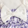 Summer Baby Girl Houndstooth Lace Romper & Headband Set