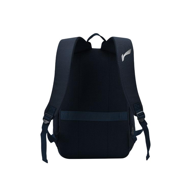 Li Ning Polyester Backpack Regular Unisex Navy Blue ABSU401-3