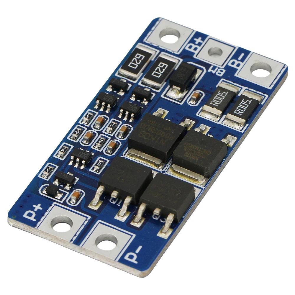 HX-2S-JH20 BMS 2S 10A 7.4V 18650 Lithium Battery Protection Board 8.4V Balanced Function Overcharged Protection Good