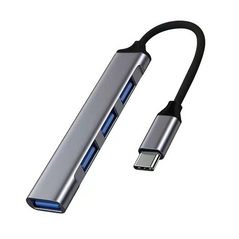 Stop Aluminium HUB USB-C 4 W 1 Stacja Dokująca USB 3.0 Nowy Adapter OTG Akcesoria Komputerowe