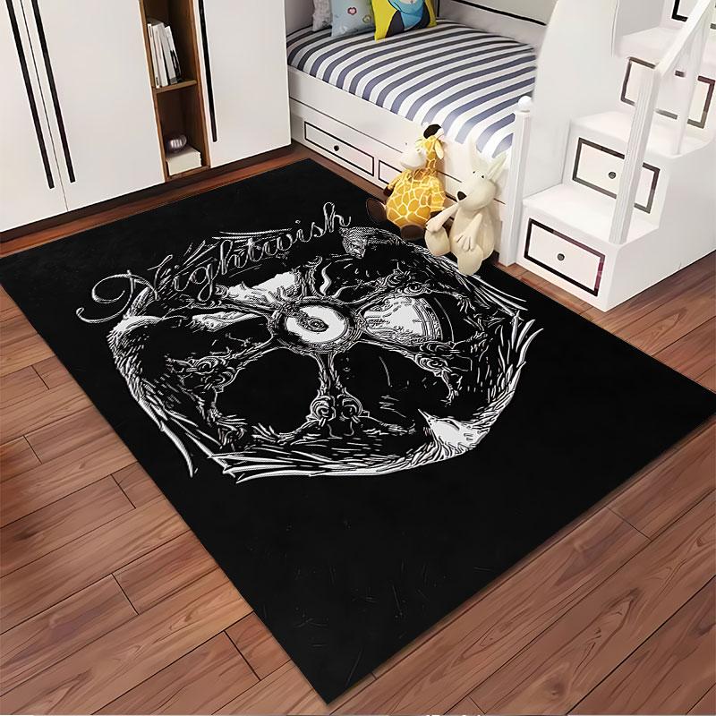 Nightwish Themed Ornate Design suitable as a non-slip mat for the living room or bedroom sofa