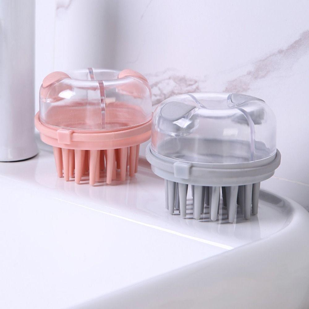 

Press Out Head Scalp Massage Brush Soft SPA Massage Brush Beauty Hair Tool Salon