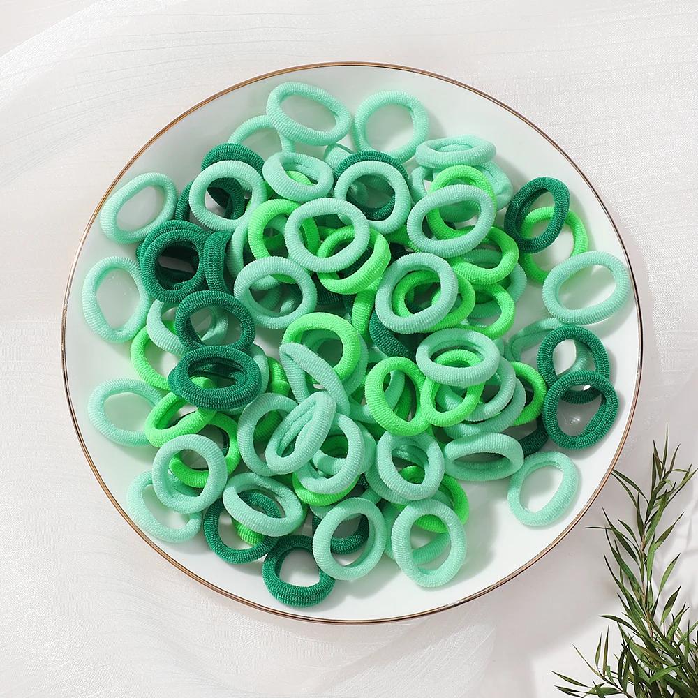 20pcs/lot Girl Elastic Hair Bands Girls Plush Ball Rubber Band for Children Sweets Scrunchie Hair Ties Kids Hair Accessories