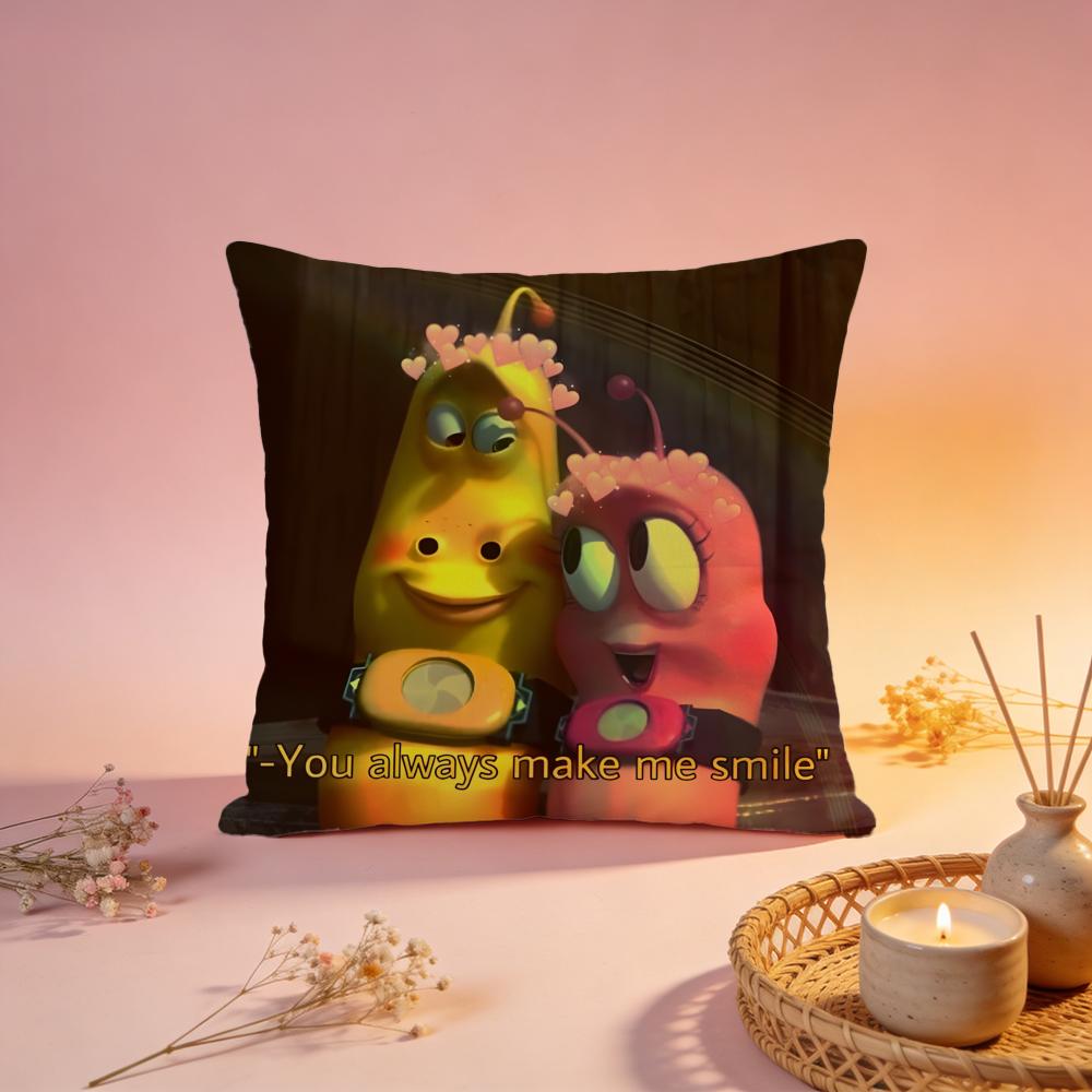 Popular LLarvaead Cushion Cover Comfortable Durable Pillow Cover MultiScene for Home Office Car Sofa