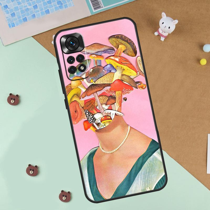 

Indie Hippie Art Case For Xiaomi Redmi Note 13 12 11 9 10 14 Pro 10S 11S 12S Cover For Redmi 13C 10C 12C 14C Redmi Note 10S