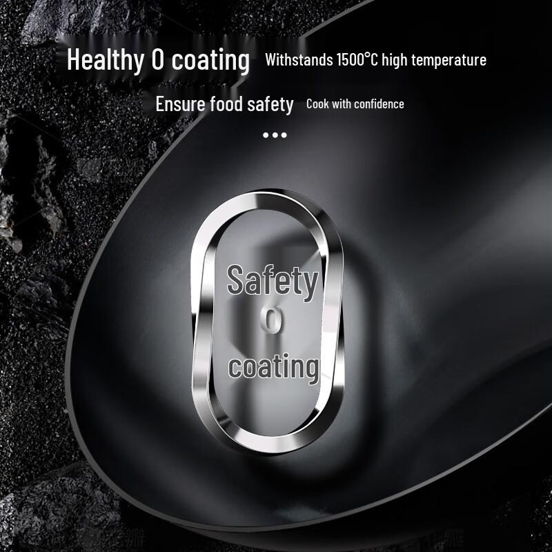 ASD 32cm Non-Coating Iron Stir-Fry Wok