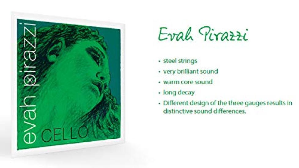 EVAH PIRAZZI Χορδή βιοτσελου G χορδή Νο.3323 (πυρήνας σχοινιού/περιέλιξη βολφραμίου)