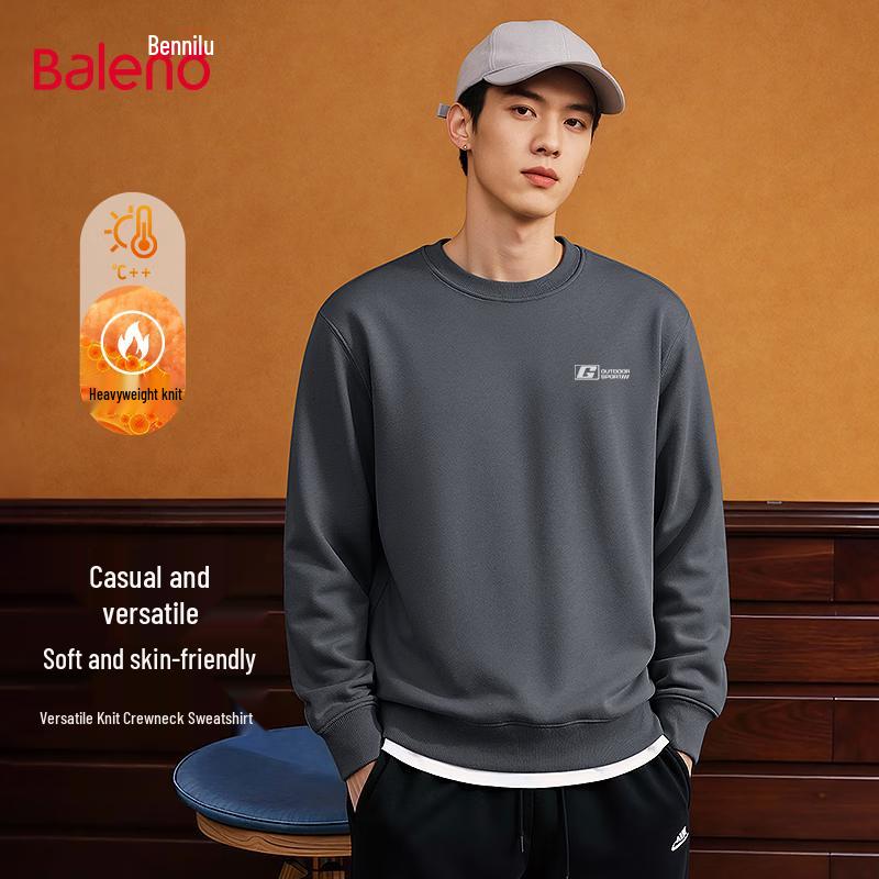 Baleno Men's Printed Crew Neck Sweatshirt