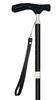 Shinano Grand Kainos Folding Cane Herringbone Black