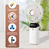 USB-wiederaufladbarer Handventilator Kleiner tragbarer leiser Schreibtischventilator