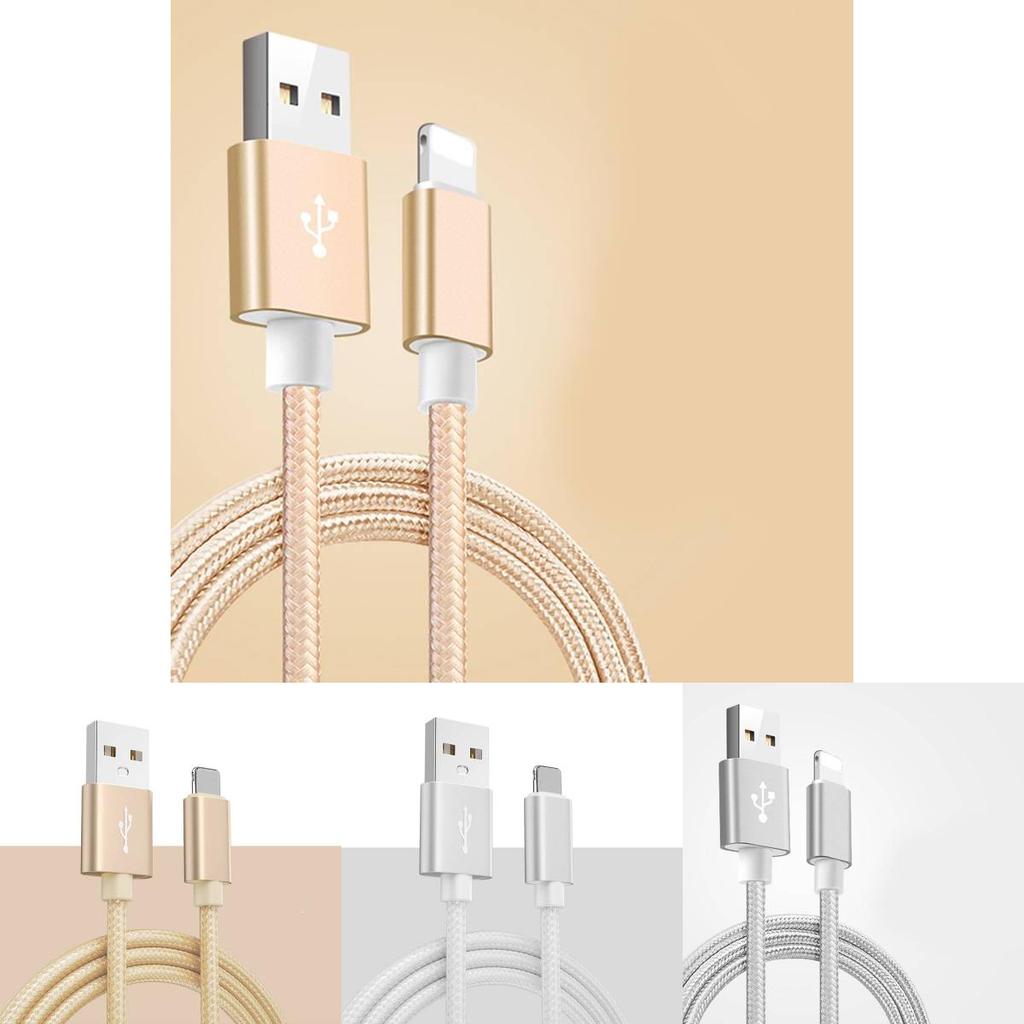Usb Type Charging Cable Mobile Phone Fast Charge Durable Braided Use Design