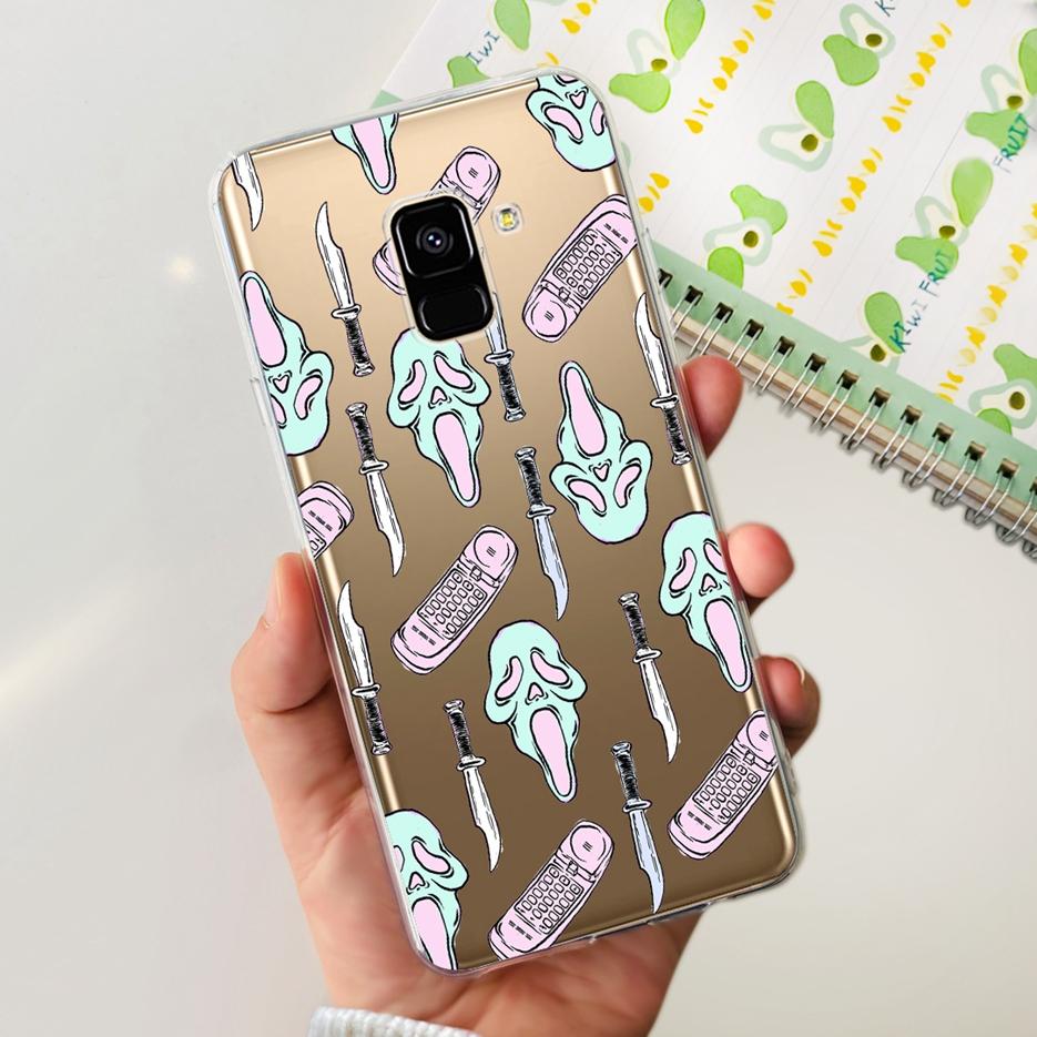 For Samsung Galaxy A8 2018 Case SM-A530F New Fashion Painted Cover Soft Silicone Phone Case For Samsung A8 Plus A8+ A730F Bumper