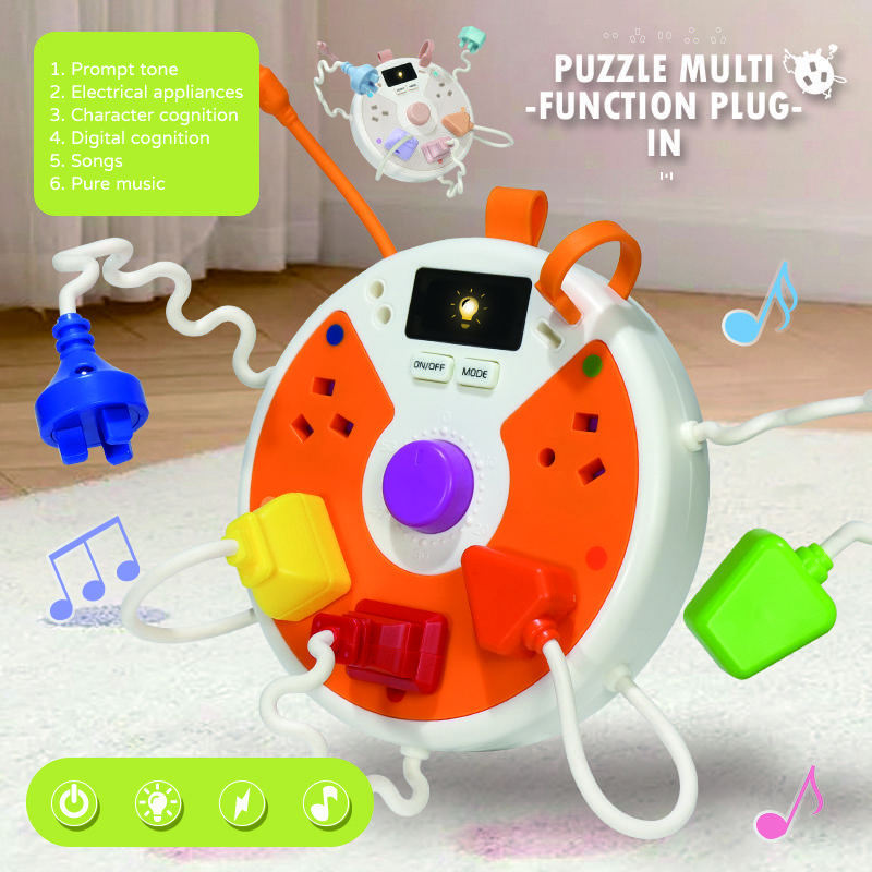 Montessori Baby Sensory Plug Toy for Toddlers Education Toys Fine Motor Learning Board Airplane Car Travel Activity Toys Gifts