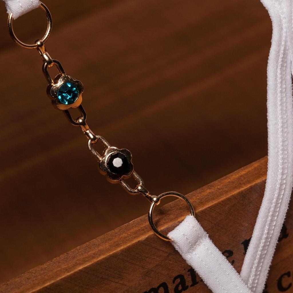 Women Panties Lace Sexy Lingerie G-string  Thin Rope Hollow Open File Beaded Rhinestone No Trace Breathable Underwears