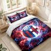 Bedding Set 1 Duvet Cover 2 Pillowcases Bologna FC Print Bedroom Home Decoration