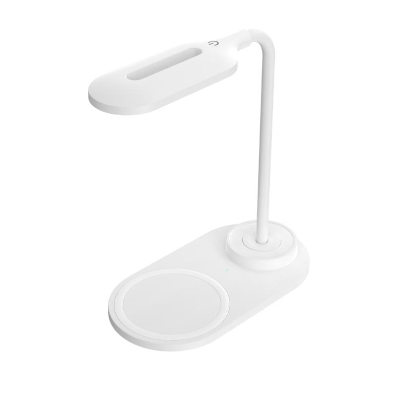 Flexible Bedside Lamp Wireless Phone Charger 15W Fast Charging Dimmable Reading Light Upgrades for Home Office Essential