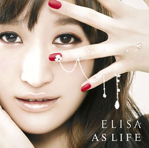 CD ELISA - AS LIFE(shokaiseisangenteiban B)(DV SECL15256 Japan ObiAnime/Game Used