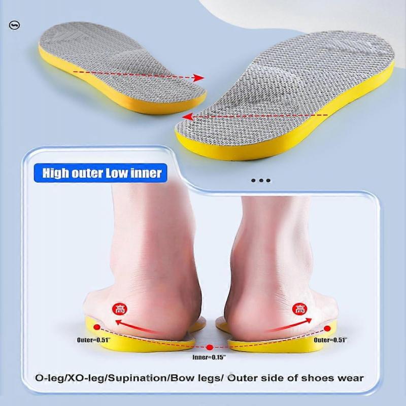 Supinations-Einlegesohlen für Überpronation & Fußausrichtung Orthopädische Einlagen für Männer und Frauen Korrektive Fußstützen zur Linderung von Supination