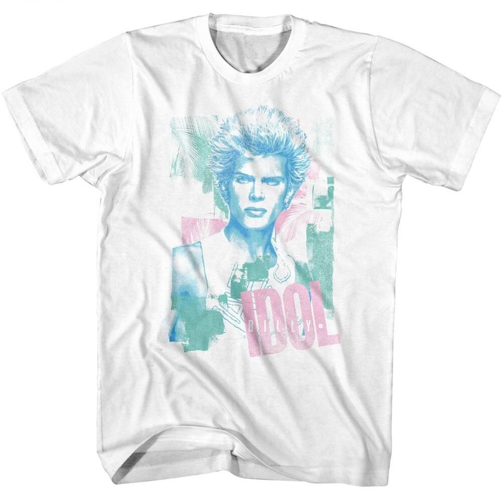 Billy Idol Rocks Pastel Men T Shirt S