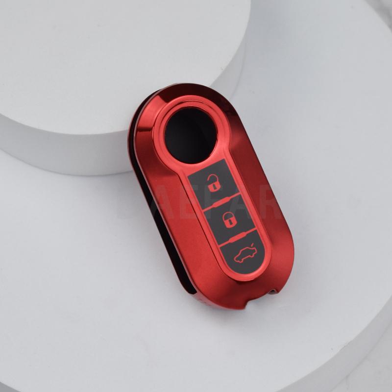 TPU Key Cover Shell For FIAT 500 Ducato Panda Punto 500Lfor Lancia Musa for Citroen Jumper for Peugeot Folding Car Key Case
