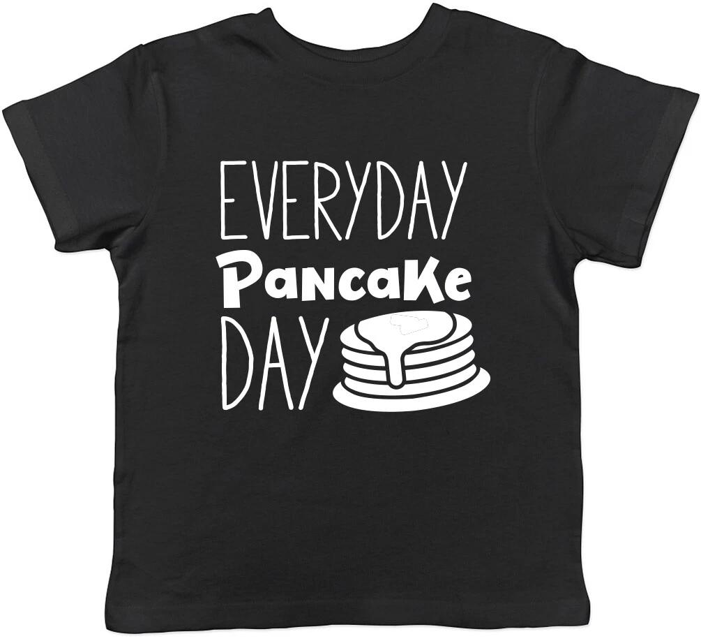 Everyday Pancake Day Boys Girls Childrens Kids T-Shirt 120