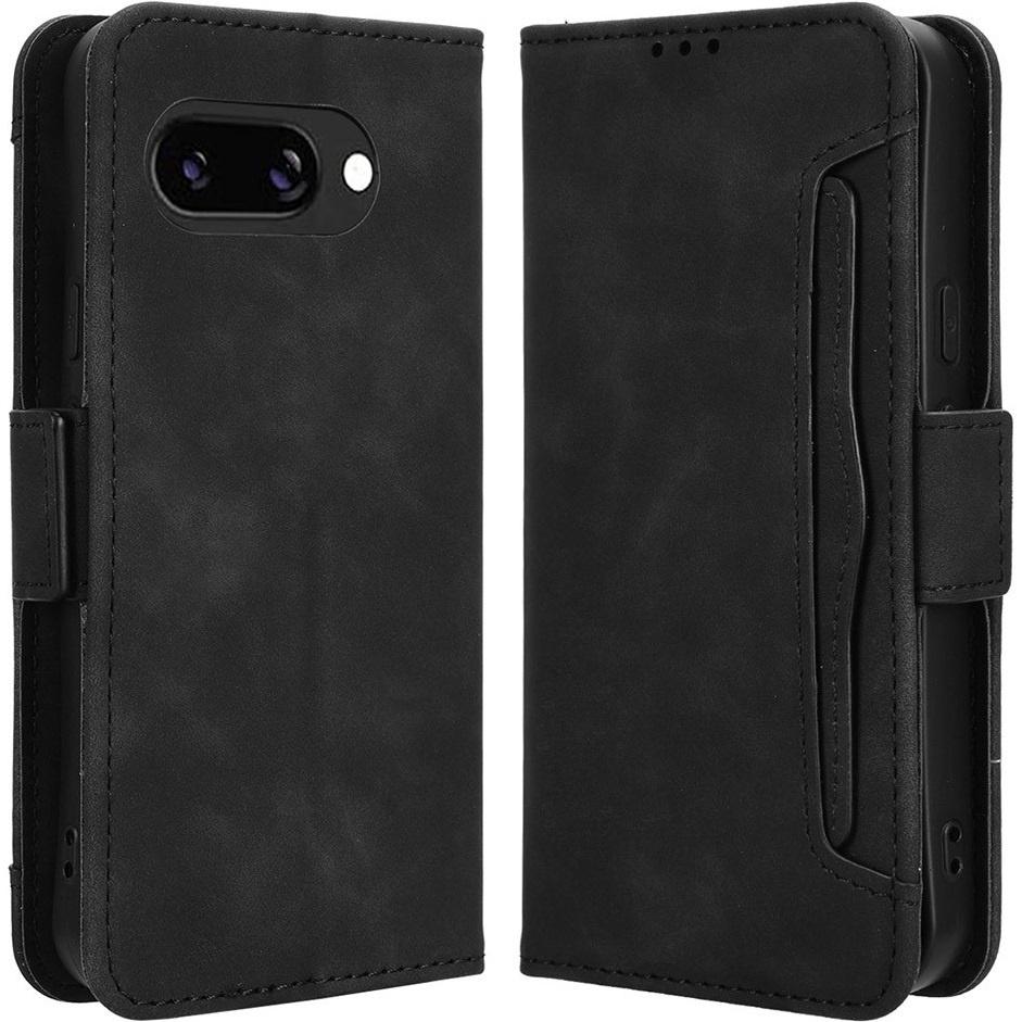 Flip Case for Google Pixel 9A, Card Slot, Black