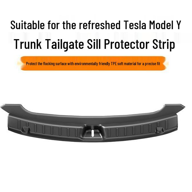 Anti-Scratch Tailgate Sill Strip for Tesla Model 3/Y Interior