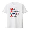 MAGA Make America GODLY Again Womens T Shirt White X Large Vintage Washed Top For Everyday Wear Streetwear Graphic Homme
