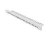 Patch panel pusty Lanberg PPKS-1024-S 24 port 1U 19" do modułów keystone szary