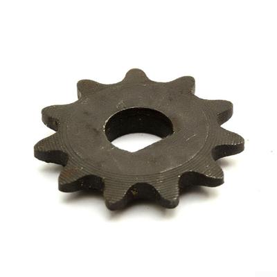 Schwarzes Kettenrad, 8 mm Innendurchmesser, 11 Zähne, Ritzel, D-Typ, Befestigungsloch