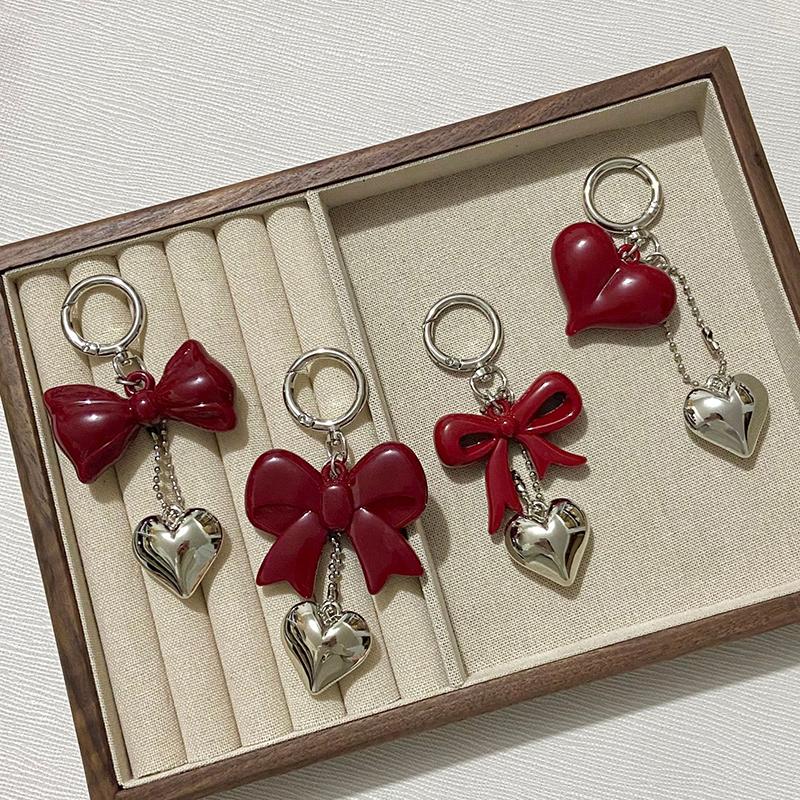 Winered Bow Cute Mini Backpack Hanging Handbag Pendant Bag Pendant Bags Accessories KTB