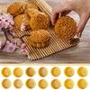 652F 2Pcs Traditional Pattern Cake Mold Cake Decorating Tool Cookie Dessert Mold Hand Press Pastry Mold Baking Accessories