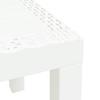 Garden Table White 59 x 47 x 40 cm PP