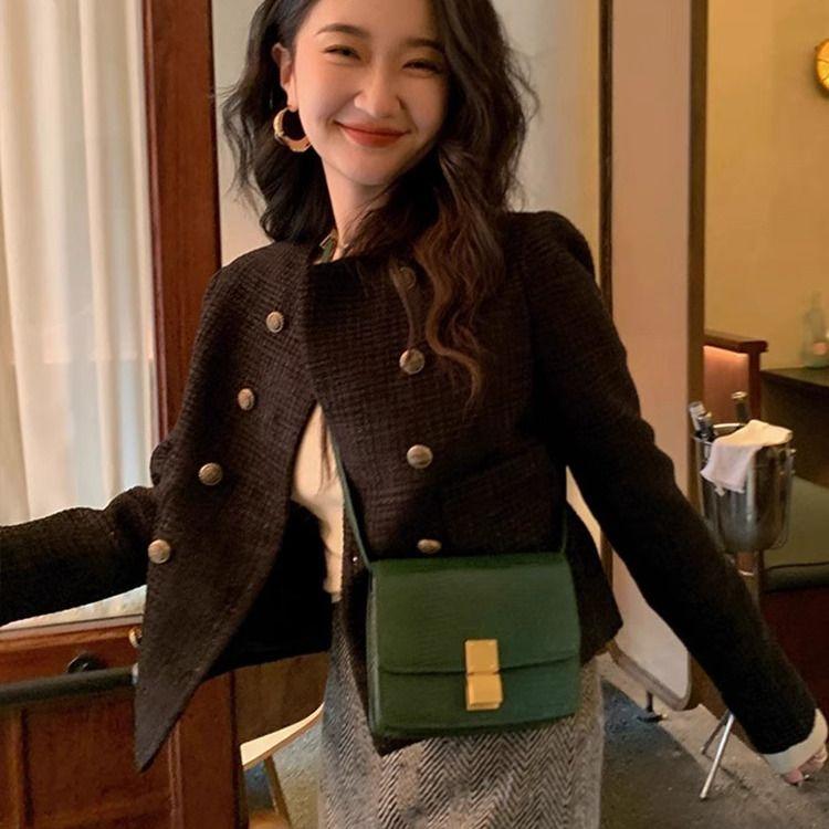 Stylish and Retro Short  Jacket for Women, Vintage French Style In Spring and Autumn, Suitable for Petite Sizes