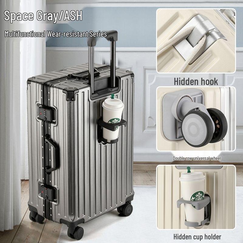 20-inch Multifunctional Suitcase with Universal Wheels, Large Capacity, Combination Lock – Unisex Student Trolley Carry-On
