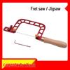 Red Multi-Functional Hand-Pulled Curve Saw for DIY Woodworking