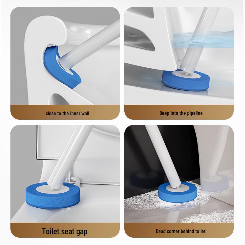 Xihe Disposable Wall-Mounted Toilet Brush Kit