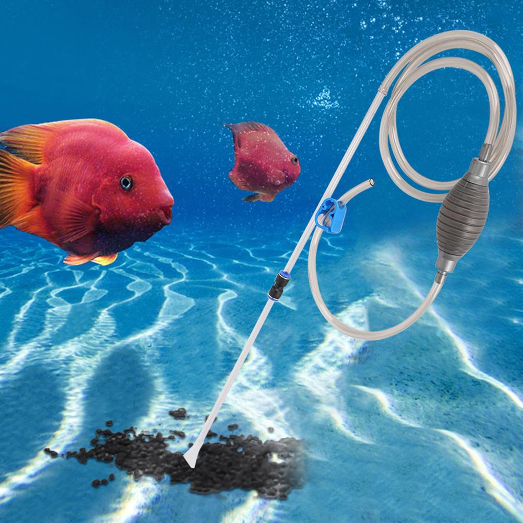 Water Changer Pipe for Fish Tank Pumping Siphon Sand Cleaning Suction Aquarium TubeStandard Type