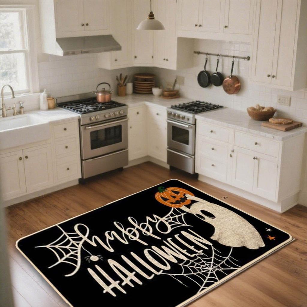 Kitchen Horror Decorative Mats Kitchen Rug Mats With  Festive Patterns.