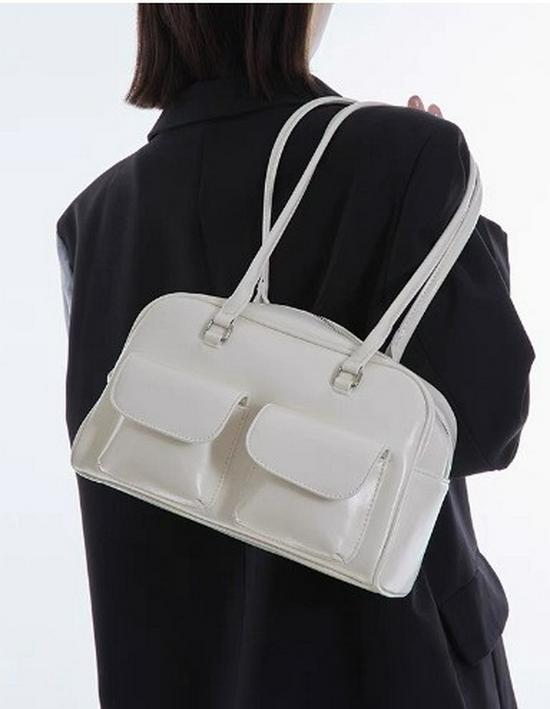 2025 Retro Schlichte Damen-Tragetasche: Großes Fassungsvermögen, Modisch, Vielseitige Pendler-Umhängetasche