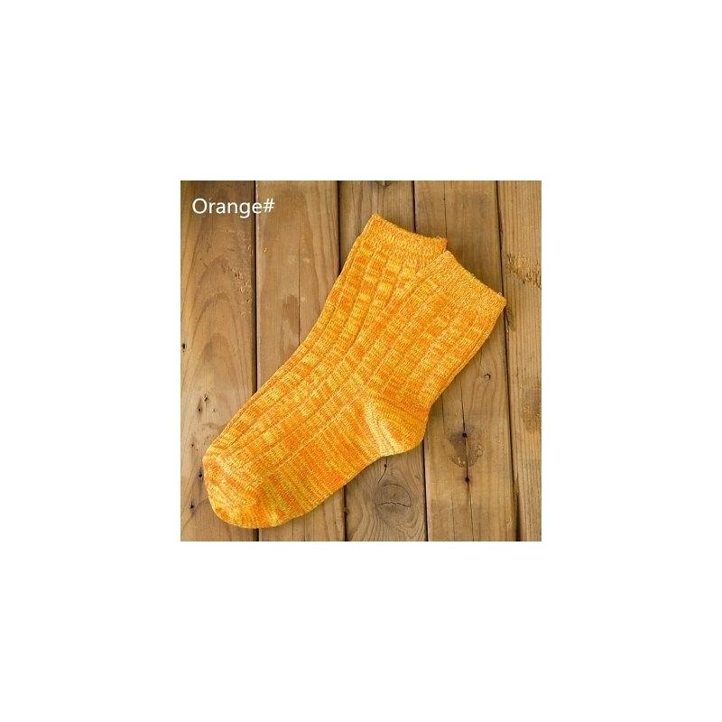 Japanese Style Midcalf Socks With Breathable Cotton For Women Winter Daily Wear
