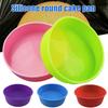 Solid 4/6/8 Inch Silicone Cake Pan Layer Cake Quick Release Baking Pans for Smash Cheese Chocolate Cake
