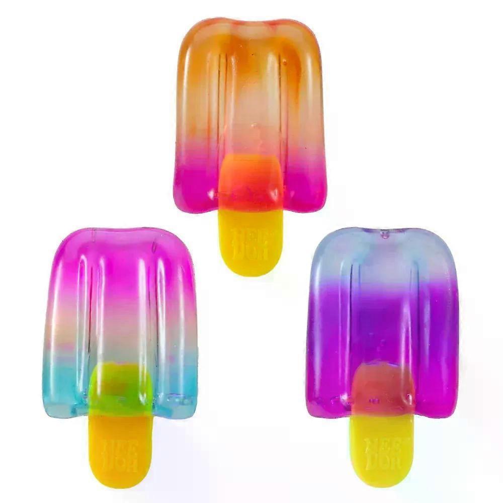 Gradient Popsicle Soft Plush Toy Random Pick  Gentle Squeeze Sensory Stress Relief Toy, Summer Anxiety and Stress Reliever, Perfect Easter Basket Fill