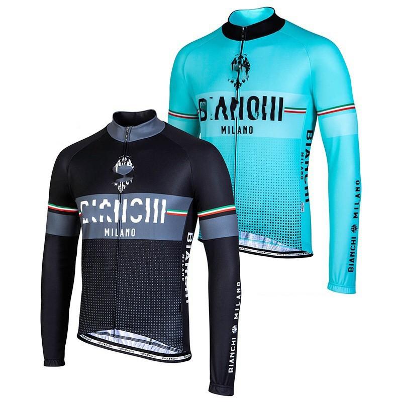 Fleece Lined Cycling Jersey Long Sleeve Breathable Thermal Top Men Women Ride