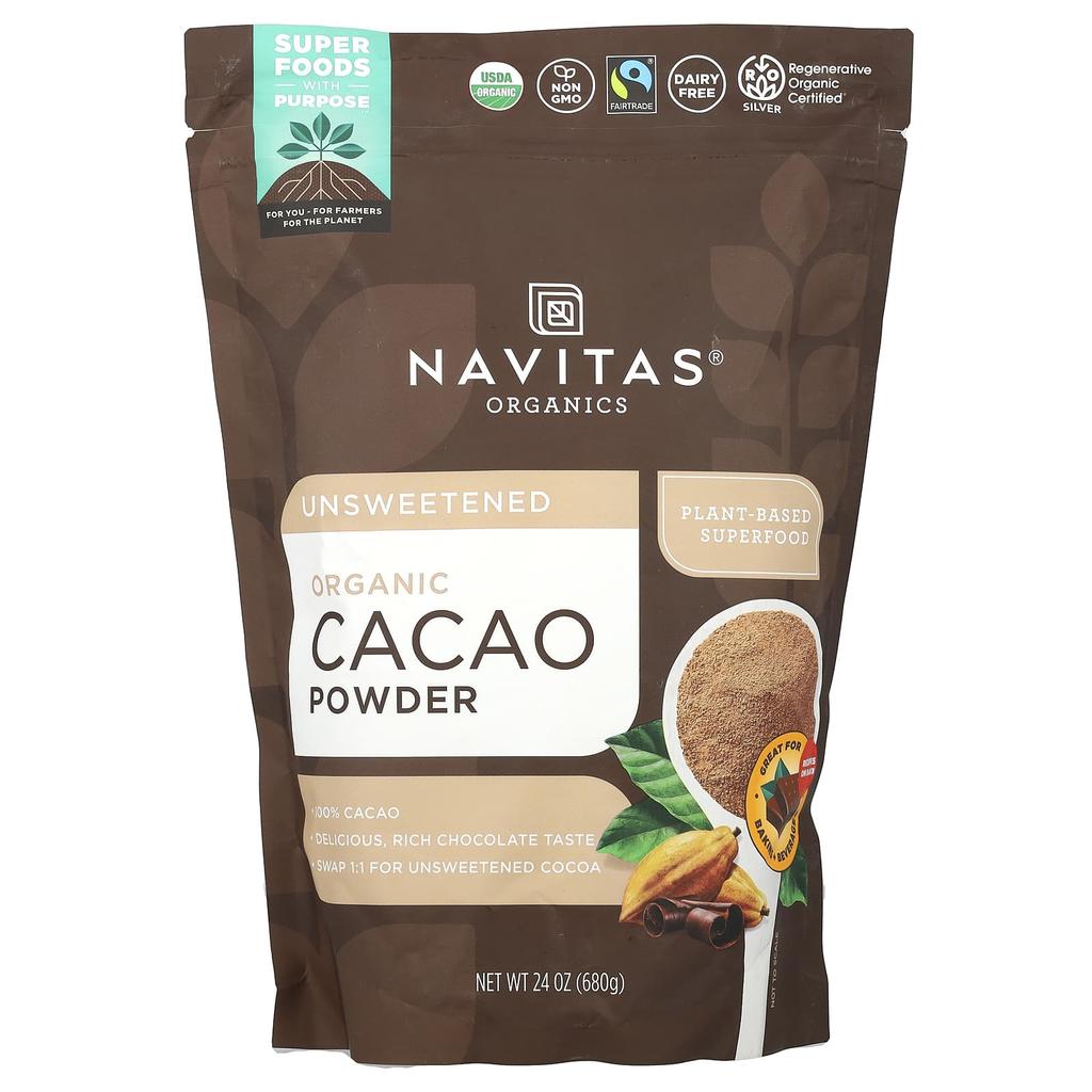 Organic Cacao Powder, 680G(24Oz)