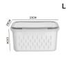 Refrigerator Preservation Storage Box Drain Basket Storage Containers Sealed Box Vegetable And Fruit Drain Box Organizer