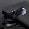 Lunettes Presbytie à Teinte Ajustable Pour Hommes&Femmes Lunettes de Lecture avec Couvercle Rabattable Lumière Bleue Anti-Dérapantes Lunettes de Vue Lunettes de Soleil