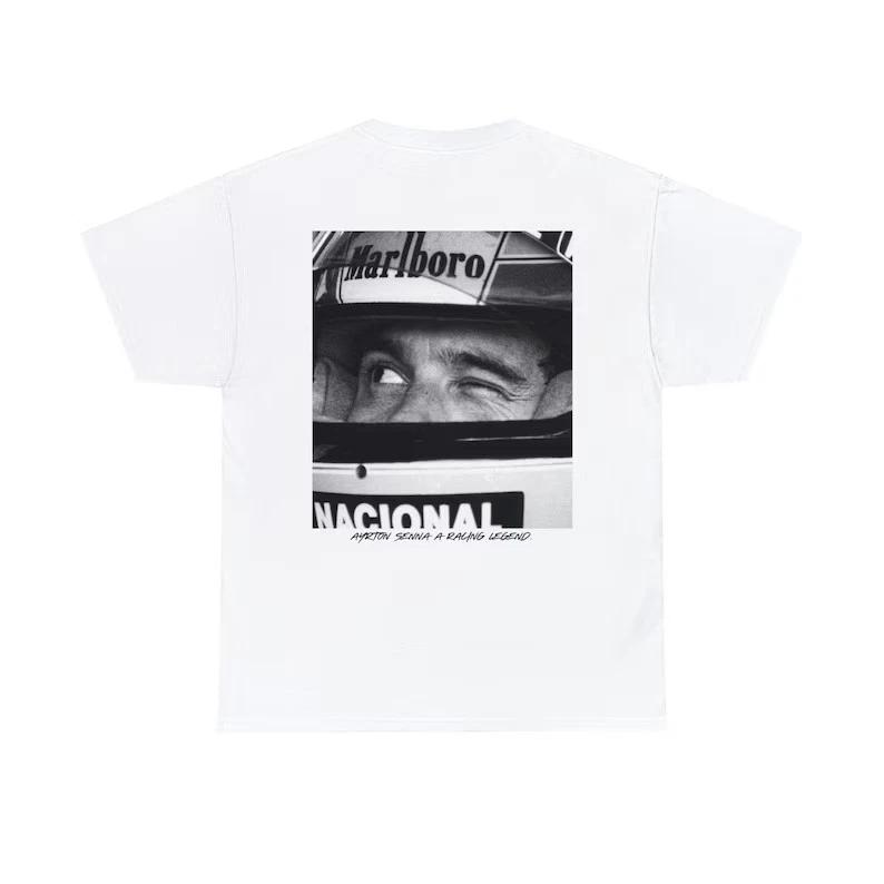 Ayrton senna tshirt, f1 tshirt, monaco tshirt. S