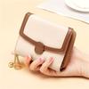 Damen-Dreifach-Portemonnaie PU-Leder Diebstahlschutz Reißverschluss Münzfach Großer Kartenhalter Clutch-Geldbörse